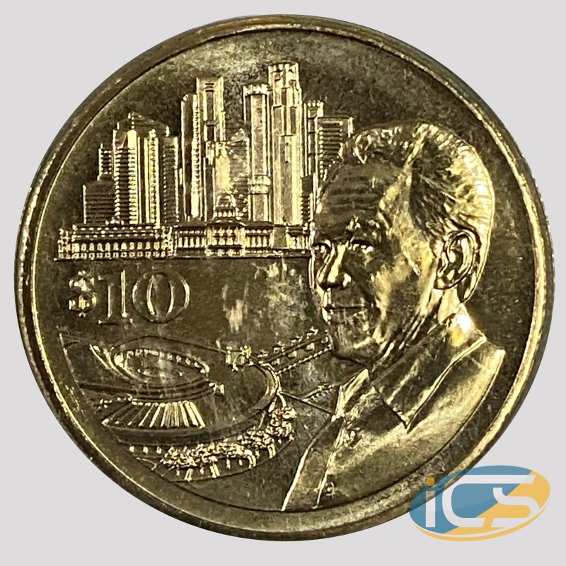 $10 coin to commemorate the 100th birth anniversary of Singapore’s founding Prime Minister -  Mr Lee Kuan Yew