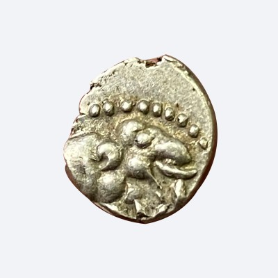 Chalukyas of Gujarat-  Ranahasti (10th-11th Century AD) - Silver Dramma 0.53 gms