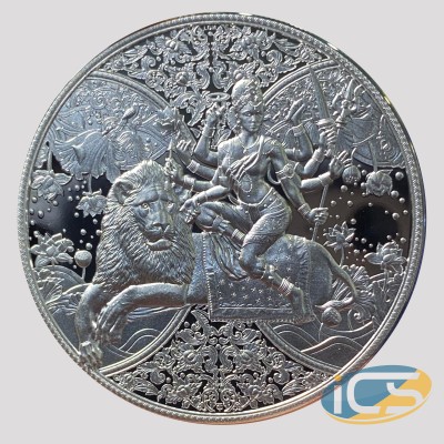 2023 -  Durga Hindu Goddess  - 1oz High Relief Silver Coin